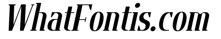 Flatory Serif Bold Condensed Italic