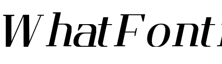 Flatory Serif Medium Italic