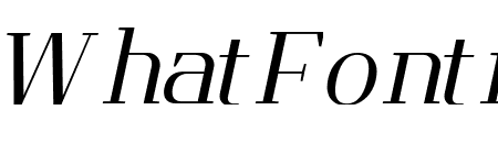 Flatory Serif Light Italic