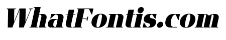Flatory Serif Black Italic