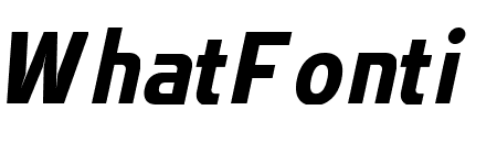 Flatory Sans ExtraBold SemiCondensed Italic