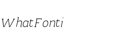 Kulachat Slab ExtraLight Italic