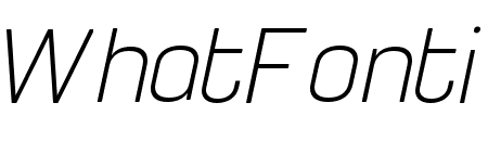 Petchlamoon ExtraLight Italic
