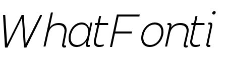 Boriboon ExtraLight Italic