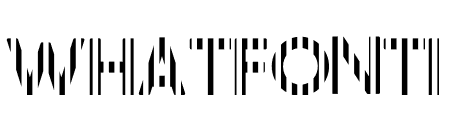 Crafty Font - Stripes Vertical Regular