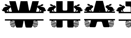Easter Monogram