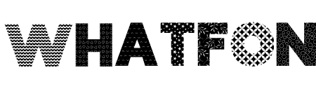 Pattern Silhouette Font Regular
