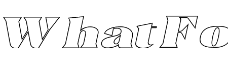 Trellis Line Italic Italic