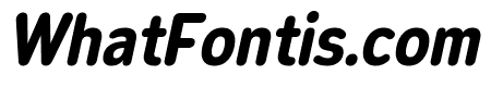 Opun Mai Bold SemiCondensed Oblique