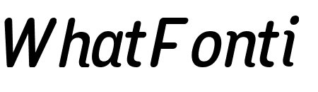 Opun Mai Medium SemiCondensed Italic