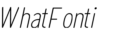 Opun Mai ExtraLight Condensed Oblique