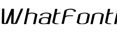 Bokeseni SemiBold Expanded Italic