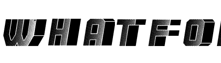 Blocchi Reverse Italic