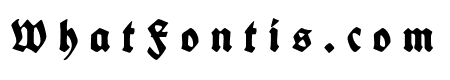 Fette deutsche Schrift UNZ1L Italic