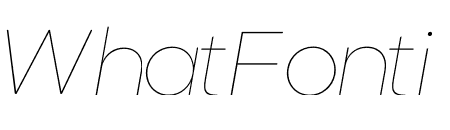 Sharp Sans Thin Italic