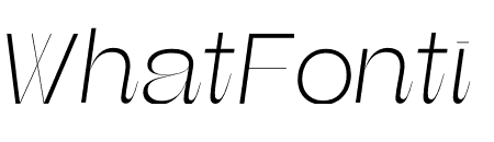 Beatrice Display Thin Italic
