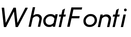 U8 Regular Italic