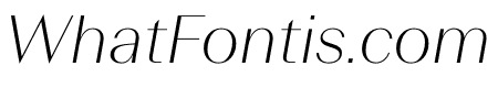 Beausite Grand Thin Italic