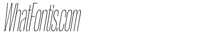 Arges Thin Condensed Oblique