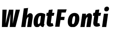 Fira Sans Compressed Extra Bold Italic