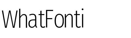 Fira Sans Compressed Extra Light