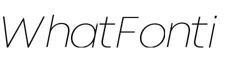 Mont Extra Light Italic