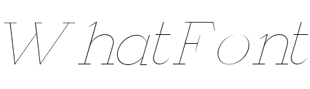 Cako Thin Italic