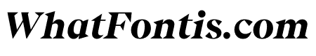 Beirut Display Bold Italic