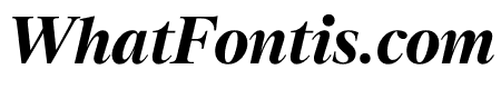 Nantes Bold Italic