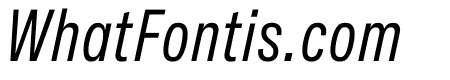 Spezia Condensed Regular Italic