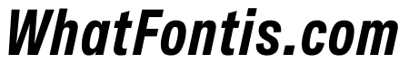 Spezia Condensed SemiBold Italic