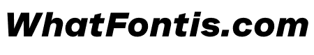 Spezia Wide Black Italic