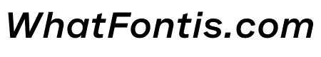 Spezia Wide SemiBold Italic