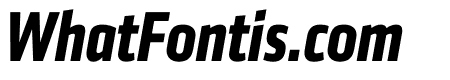 Klavika Condensed Bold Italic