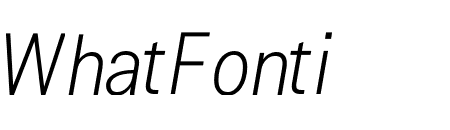 Signal Extra Light Italic