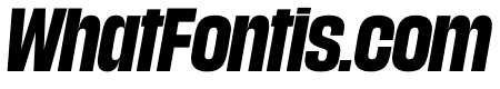 Media Sans Semi Condensed Black Italic