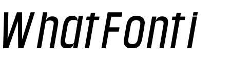 Media Sans Semi Condensed Light Italic