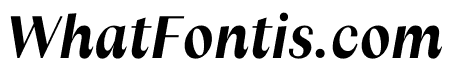 Columbia Sans Display Bold Italic