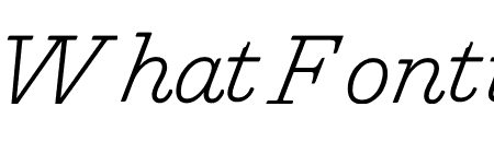 Trianon Caption ExtraLight Italic