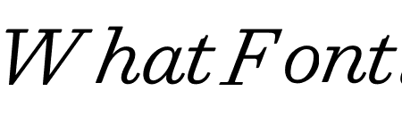 Trianon Caption Light Italic
