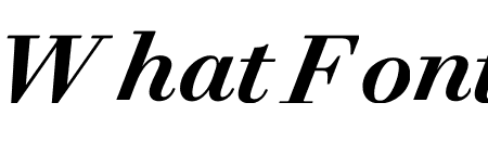 Trianon Text Bold Italic