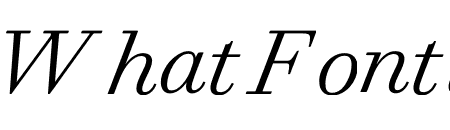 Trianon Text Light Italic