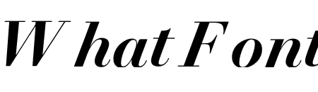 Trianon Display Bold Italic