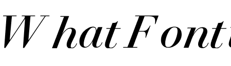Trianon Display Italic