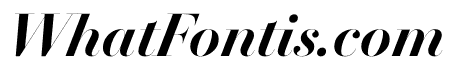 Trianon Grande Bold Italic