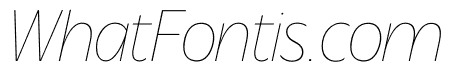 TFForever Thin Italic
