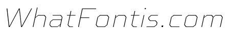 Sweet Square Pro Extra Thin Italic