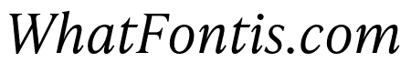 IvyPresto Text Light Italic