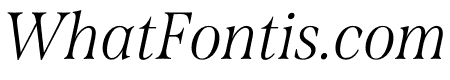 Span Compressed Light Italic