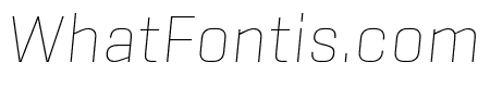 Sinter Thin Italic